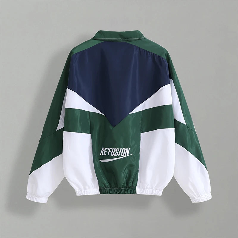 Patchwork Windbreaker