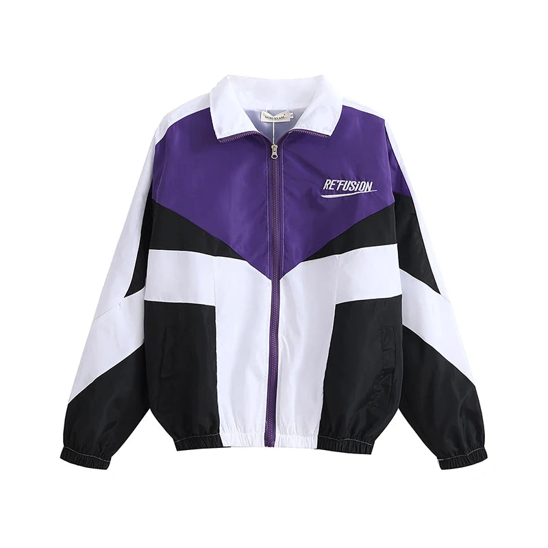 Patchwork Windbreaker