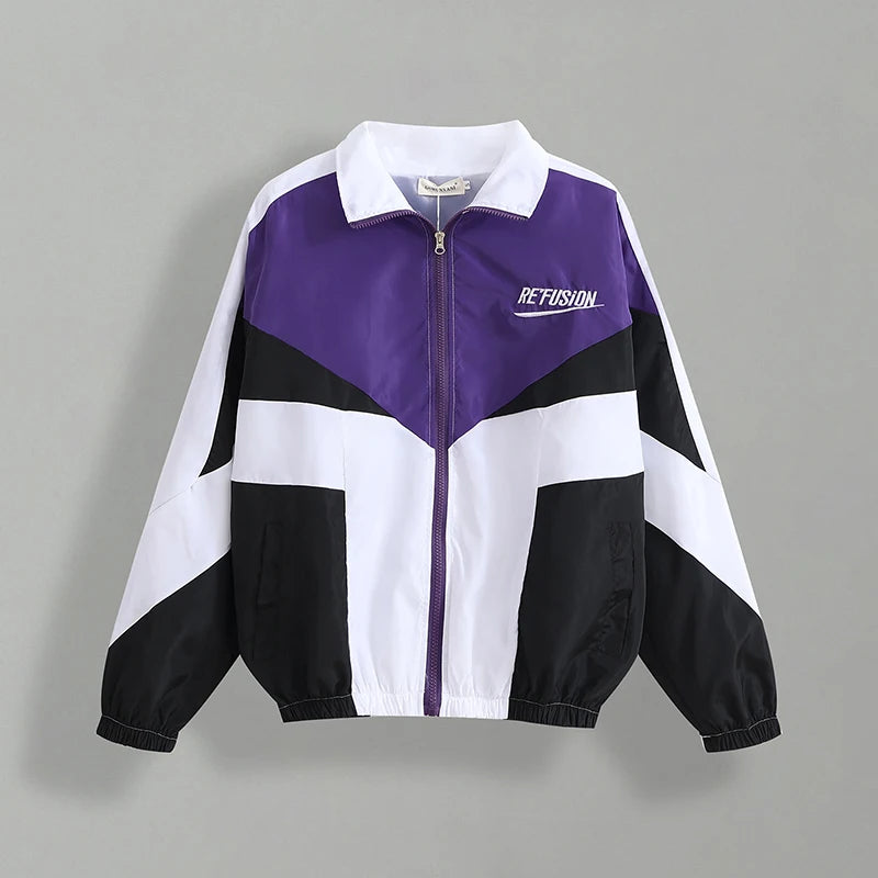 Patchwork Windbreaker