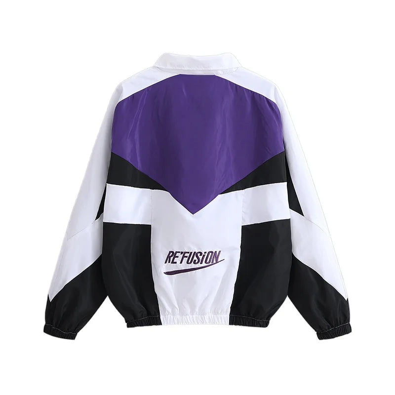 Patchwork Windbreaker