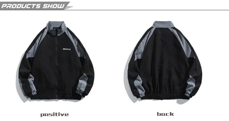 Patchwork Windbreaker