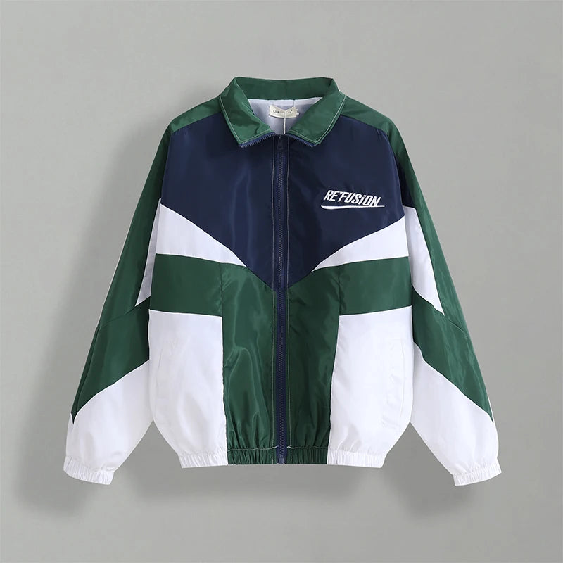 Patchwork Windbreaker