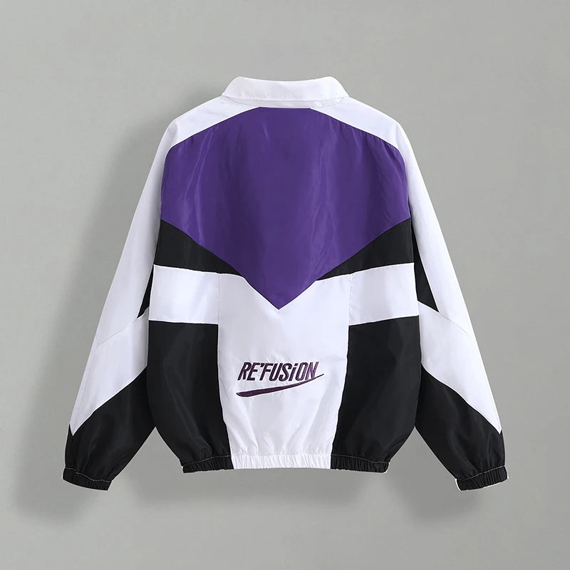 Patchwork Windbreaker