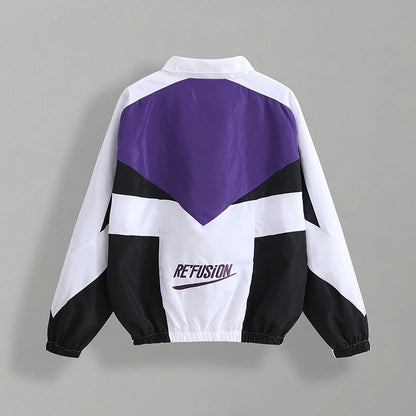 Patchwork Windbreaker