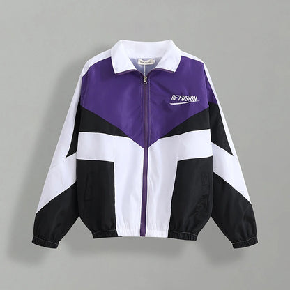 Patchwork Windbreaker